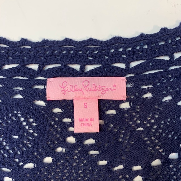 ❗️SOLD❗️SALE☀️Lilly Pulitzer Athena Crochet Tunic - Picture 8 of 12
